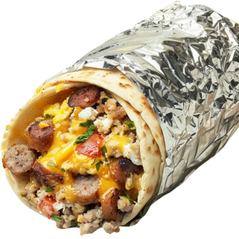 Delicious Breakfast Burrito